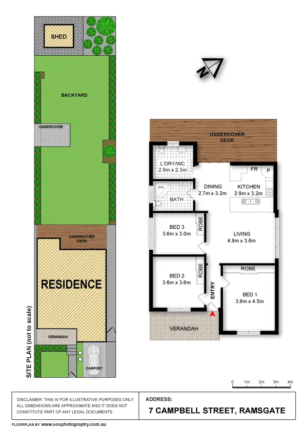 Floorplan of Homely house listing, 7 Campbell Street, Ramsgate NSW 2217
