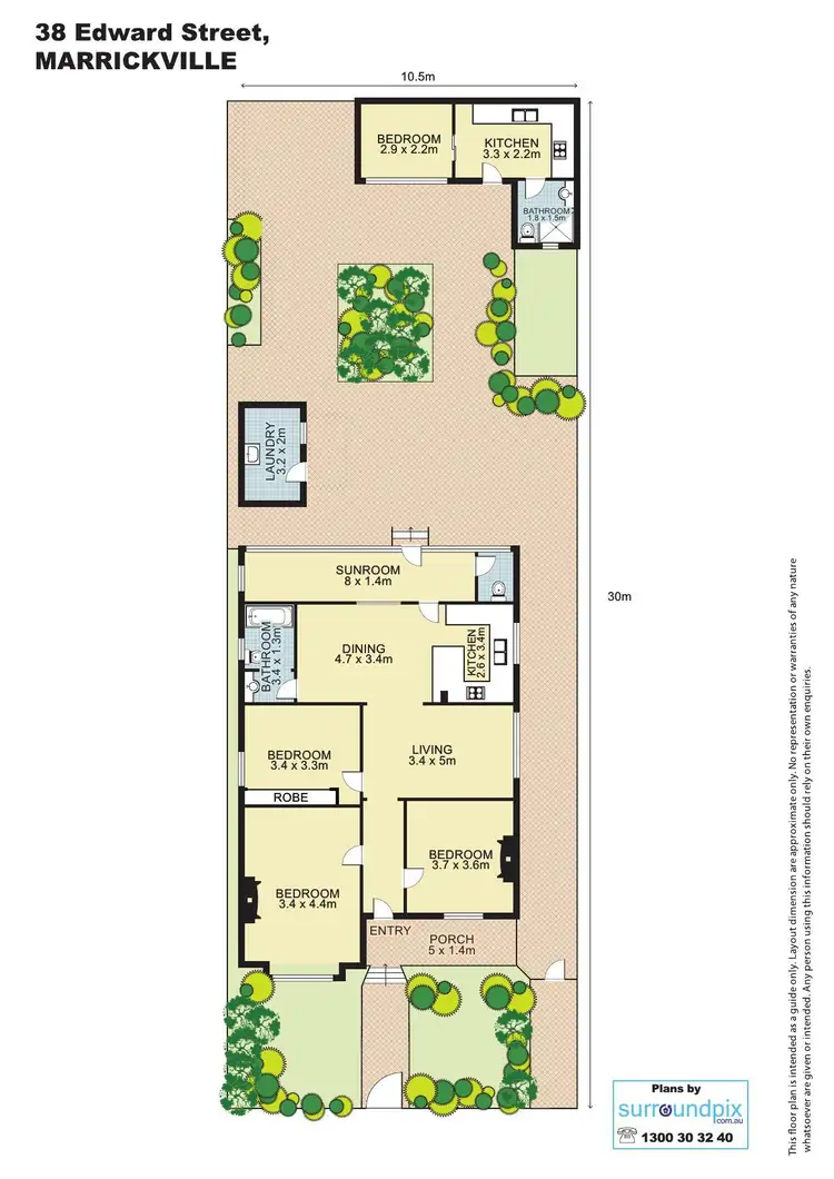 Floorplan of Homely house listing, 38 Edward Street, Marrickville NSW 2204