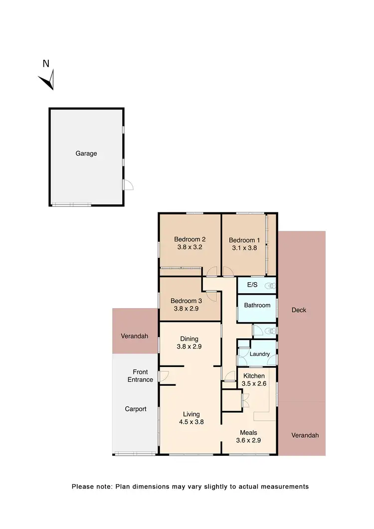 Floorplan of Homely house listing, 114 Spencer Street, Canadian VIC 3350