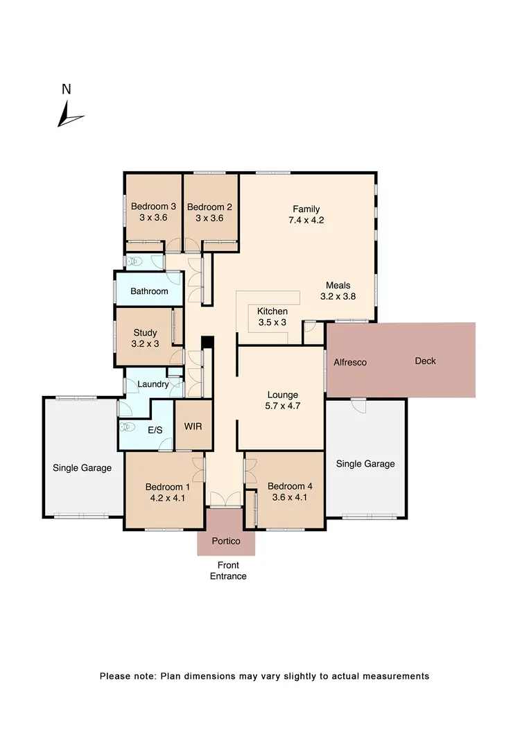 Floorplan of Homely house listing, 23 Macarthur Park Boulevard, Miners Rest VIC 3352
