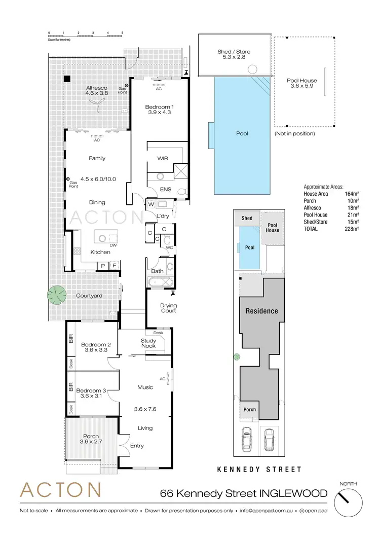 Floorplan of Homely house listing, 66 Kennedy Street, Inglewood WA 6052