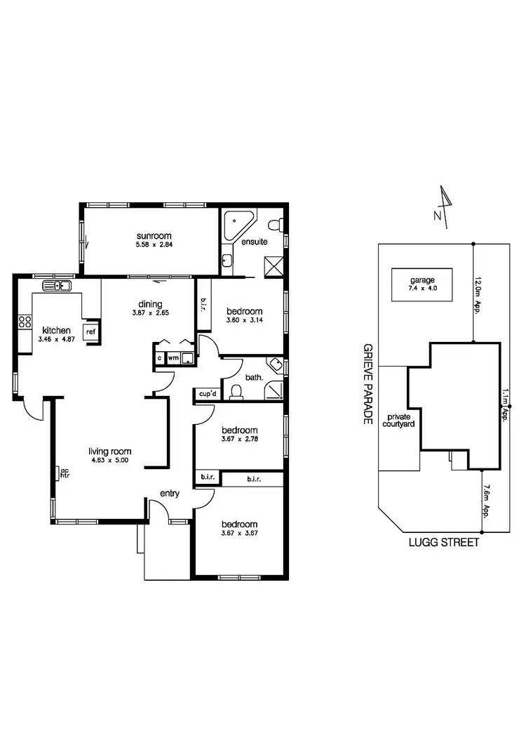 Floorplan of Homely house listing, 24 Lugg Street, Altona VIC 3018