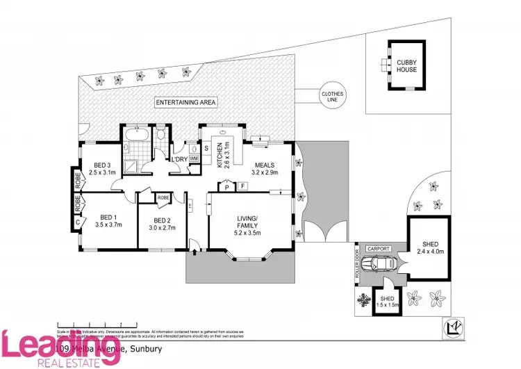 Floorplan of Homely house listing, 109 Melba Avenue, Sunbury VIC 3429