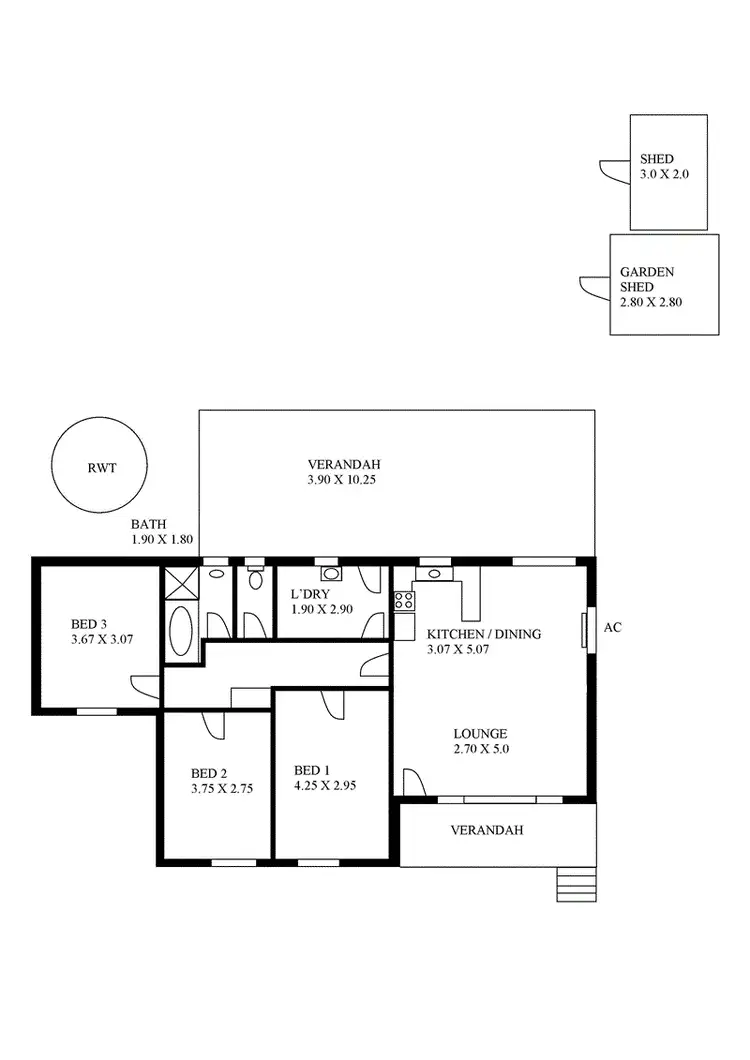 Floorplan of Homely house listing, 8 Passat St, Port Lincoln SA 5606