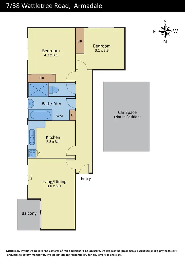 Floorplan of Homely apartment listing, 7/38 Wattletree Road, Armadale VIC 3143