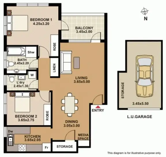 Floorplan of Homely apartment listing, 12/12 Tower Street, Vaucluse NSW 2030