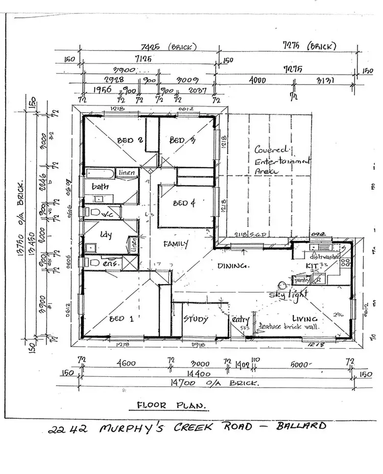 Floorplan of Homely house listing, 2242 Murphys Creek Road, Ballard QLD 4352