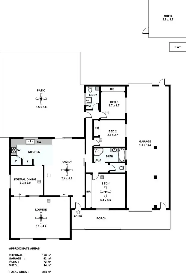 Floorplan of Homely house listing, 34 McKinlay Avenue, Gawler East SA 5118