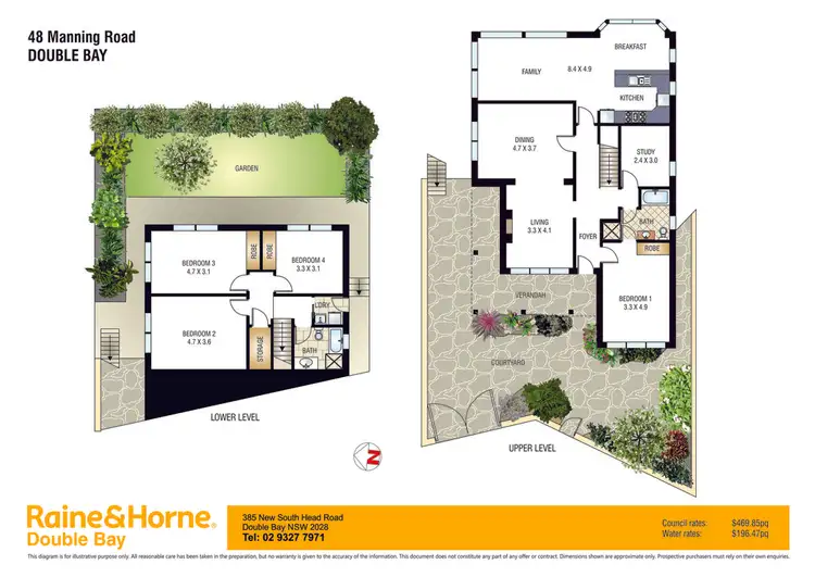 Floorplan of Homely house listing, 48 Manning Road, Double Bay NSW 2028