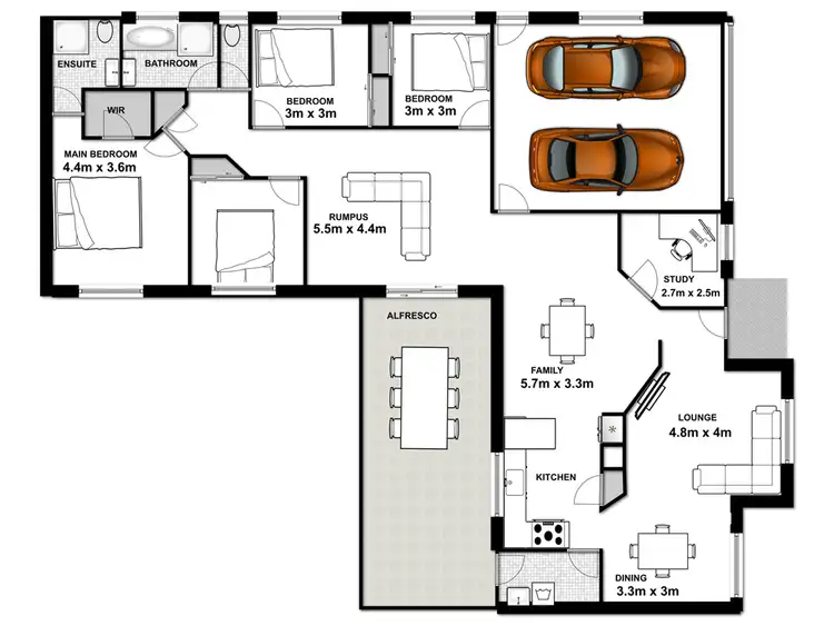Floorplan of Homely house listing, 1-7 Woodswallow Court, Greenbank QLD 4124