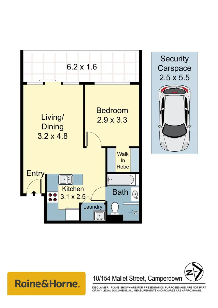 Floorplan of Homely apartment listing, 10/154 Mallett Street, Camperdown NSW 2050