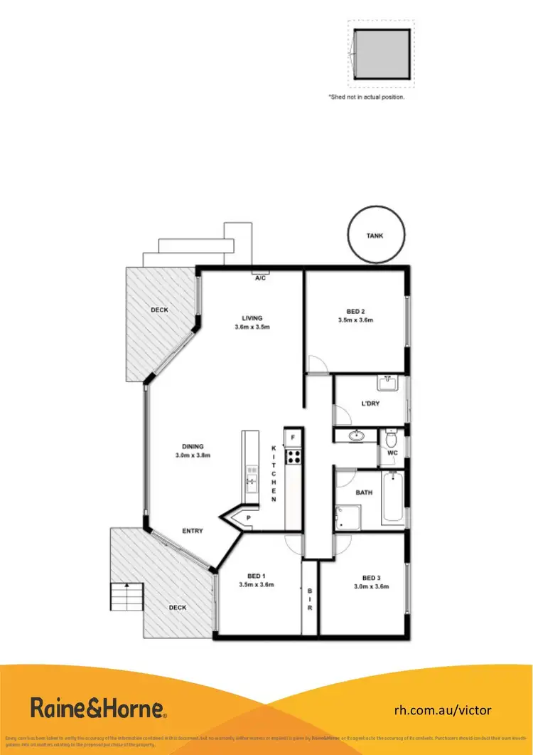 Floorplan of Homely house listing, 15 Ives Crescent, Mccracken SA 5211