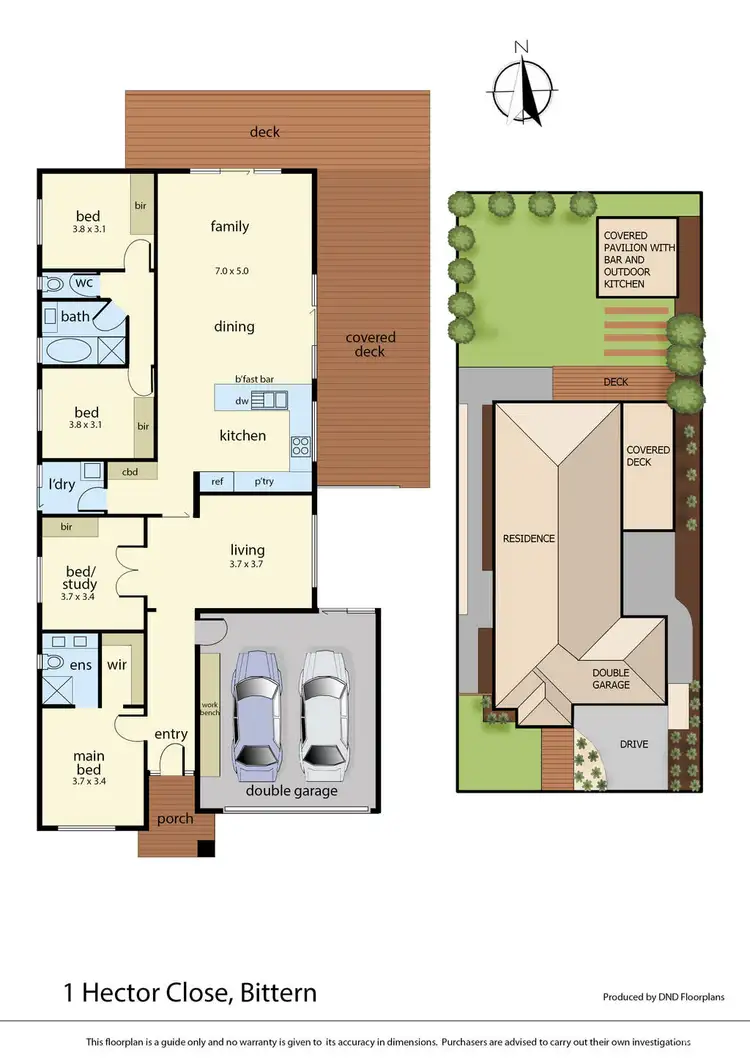 Floorplan of Homely house listing, 1 Hector Close, Bittern VIC 3918