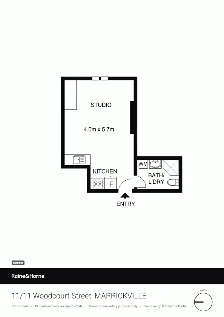 Floorplan of Homely apartment listing, 11/11 Woodcourt Street, Marrickville NSW 2204