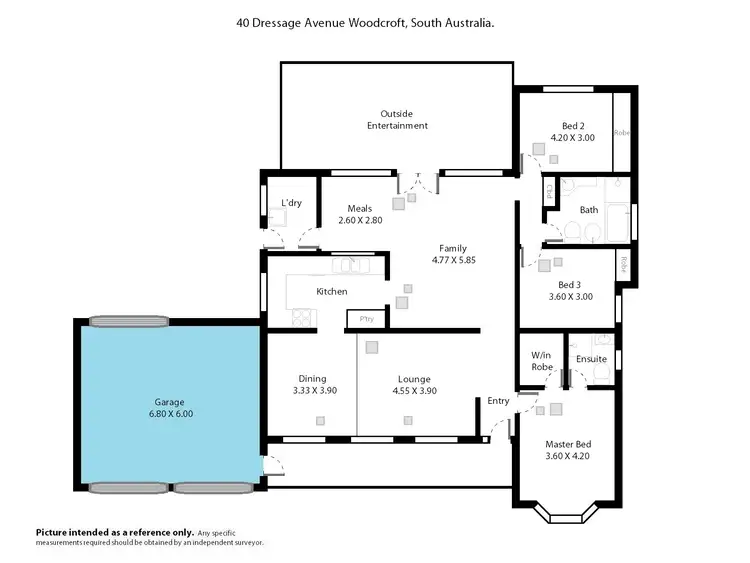Floorplan of Homely house listing, 40 Dressage Avenue, Woodcroft SA 5162
