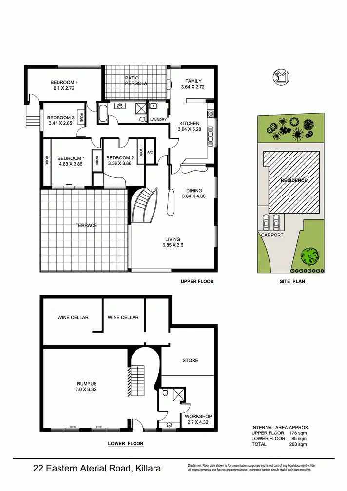 Floorplan of Homely house listing, 22 Eastern Arterial Road, Killara NSW 2071