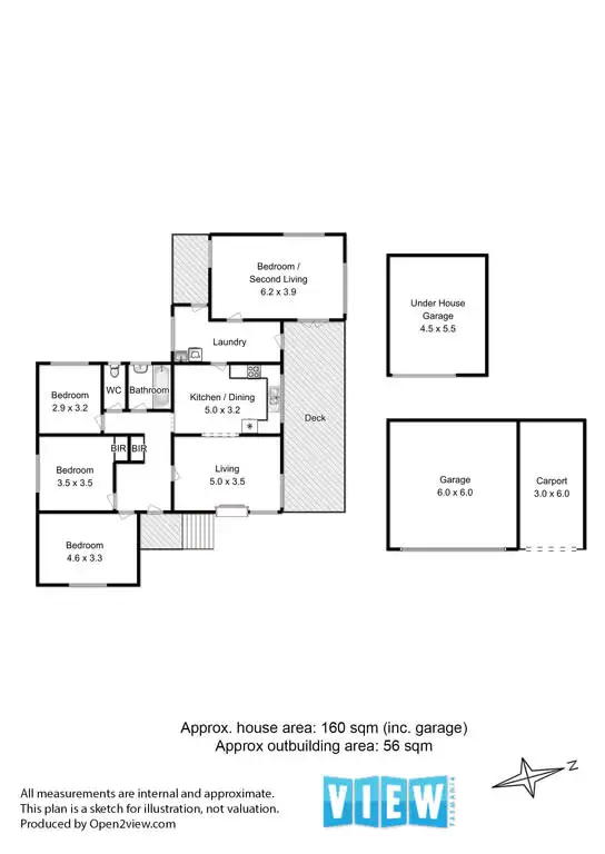 Floorplan of Homely house listing, 3264 Channel Highway, Woodbridge TAS 7162