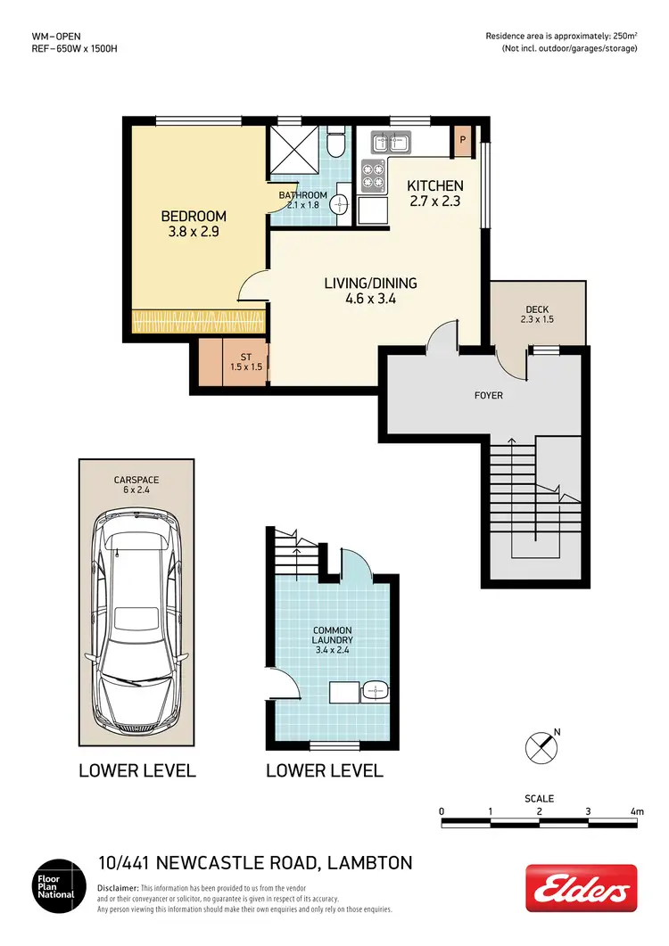 Floorplan of Homely house listing, 10/441 Newcastle Road, Lambton NSW 2299
