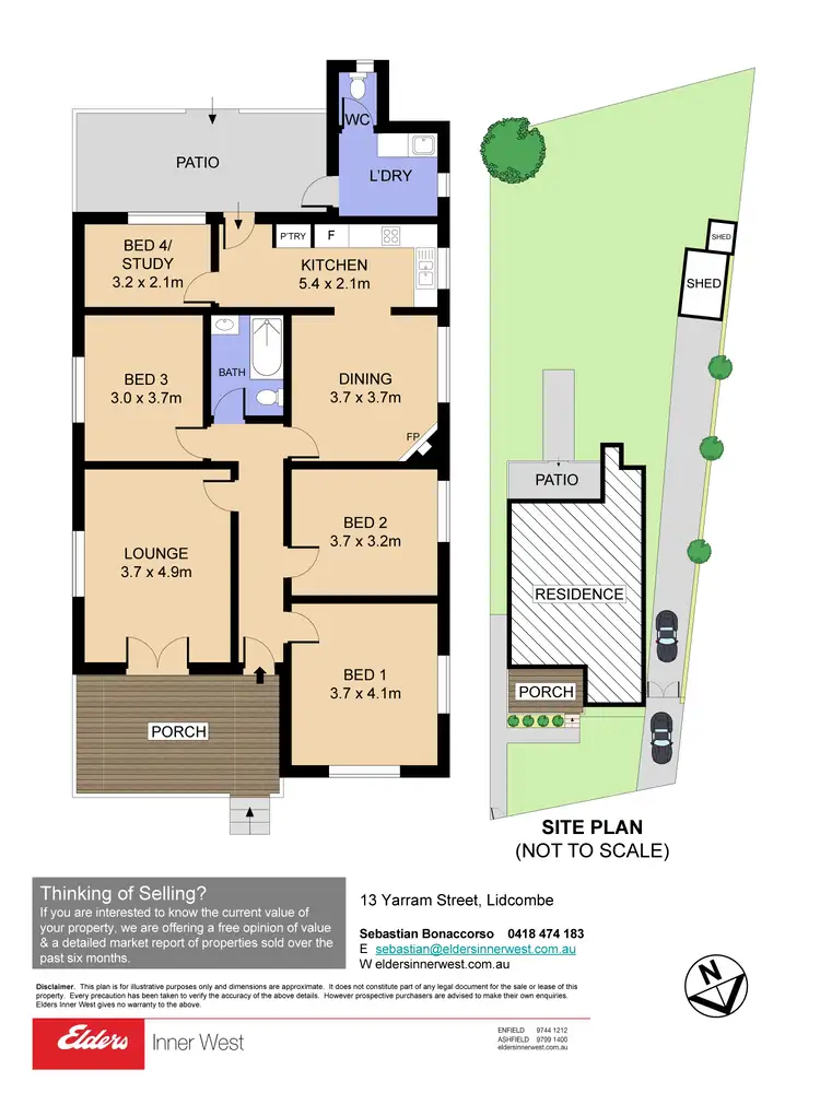 Floorplan of Homely house listing, 13 Yarram Street, Lidcombe NSW 2141