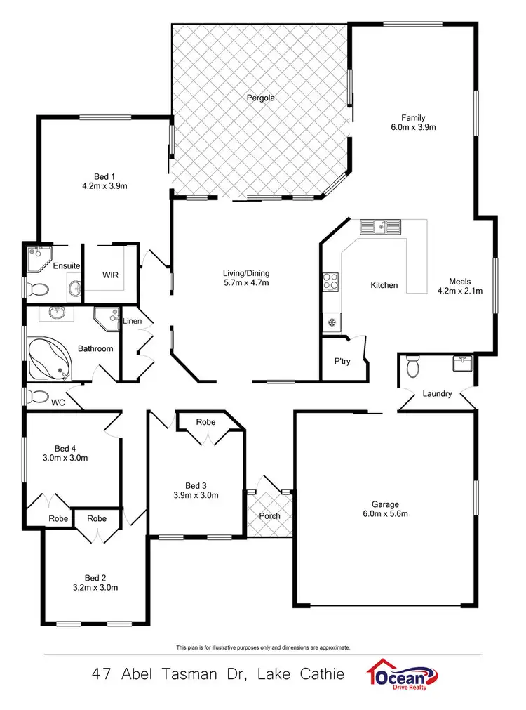 Floorplan of Homely house listing, 47 Abel Tasman Drive, Lake Cathie NSW 2445