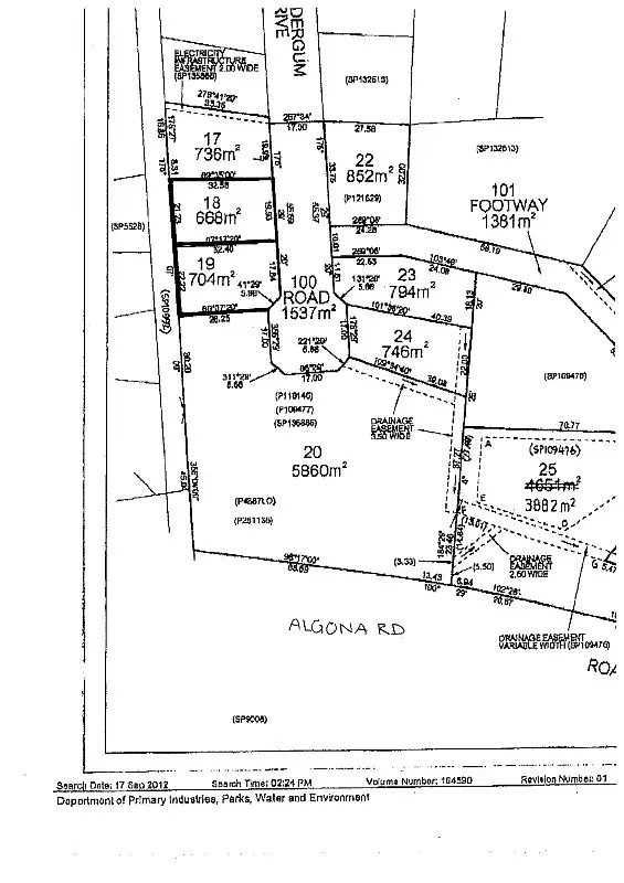 Floorplan of Homely land listing, 21 Cider Gum Drive, Blackmans Bay TAS 7052
