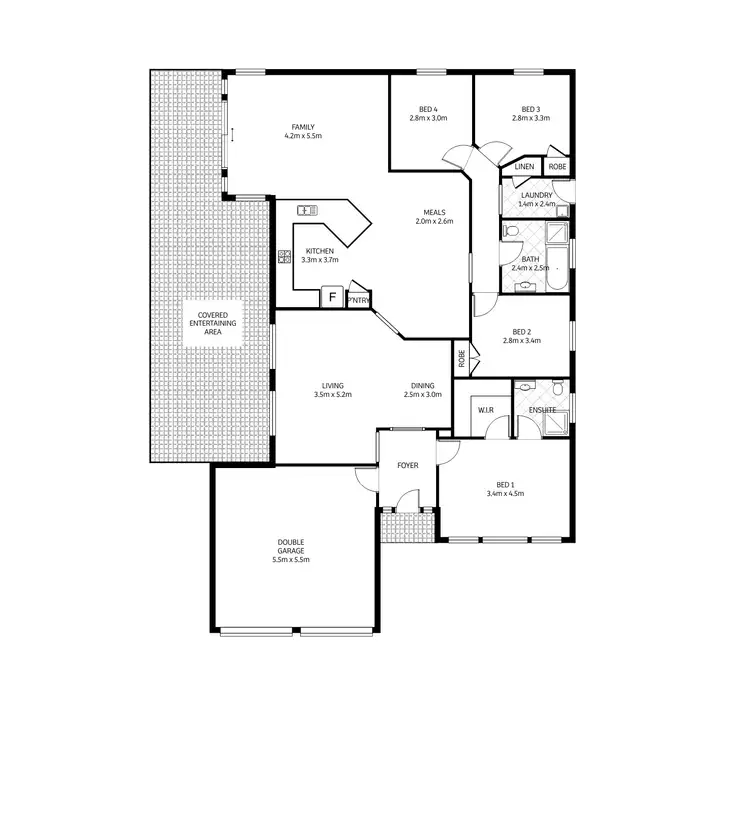 Floorplan of Homely house listing, 17 Landhaven Avenue, Blue Haven NSW 2262