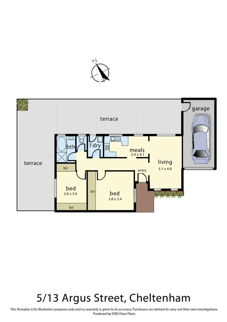 Floorplan of Homely unit listing, 5/13 Argus Street, Cheltenham VIC 3192