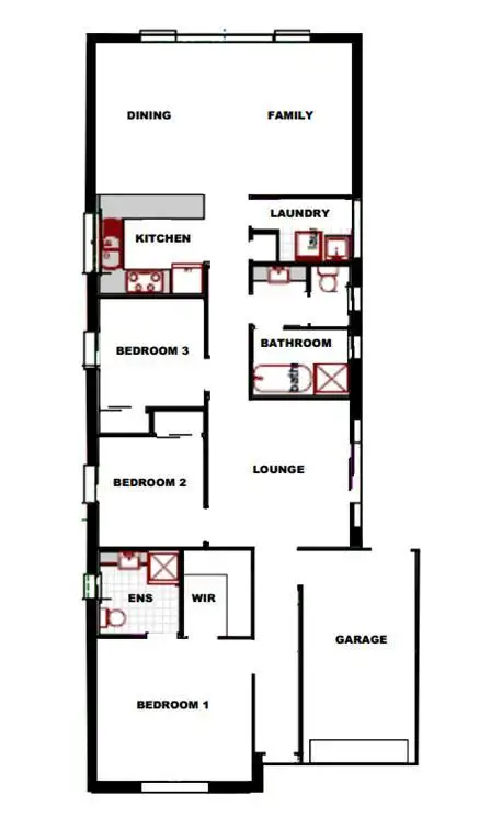 Floorplan of Homely house listing, 331 Montague Road, Para Vista SA 5093