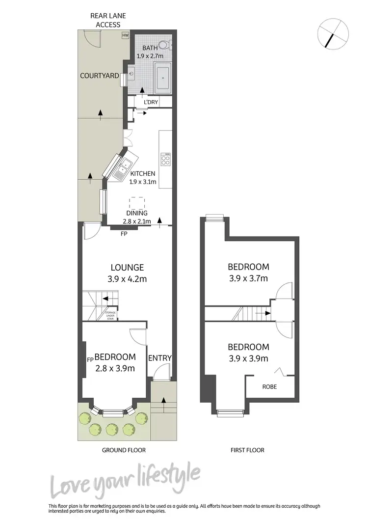 Floorplan of Homely house listing, 49 Campbell Street, Newtown NSW 2042