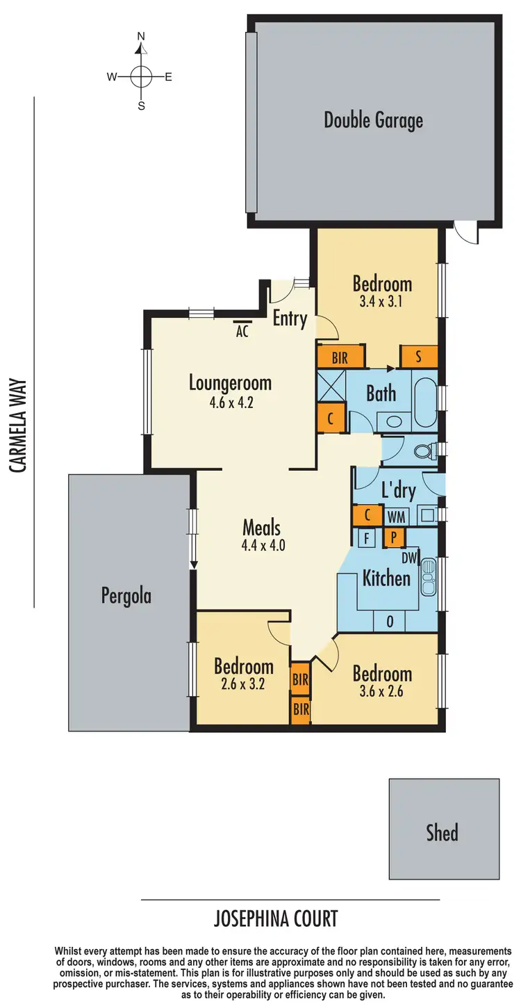 Floorplan of Homely house listing, 24 Carmela Way, Carrum Downs VIC 3201