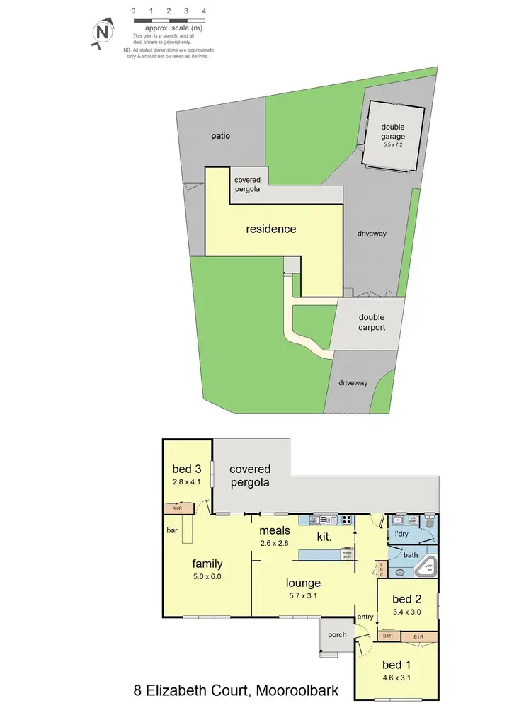 Floorplan of Homely house listing, 8 Elizabeth Court, Mooroolbark VIC 3138