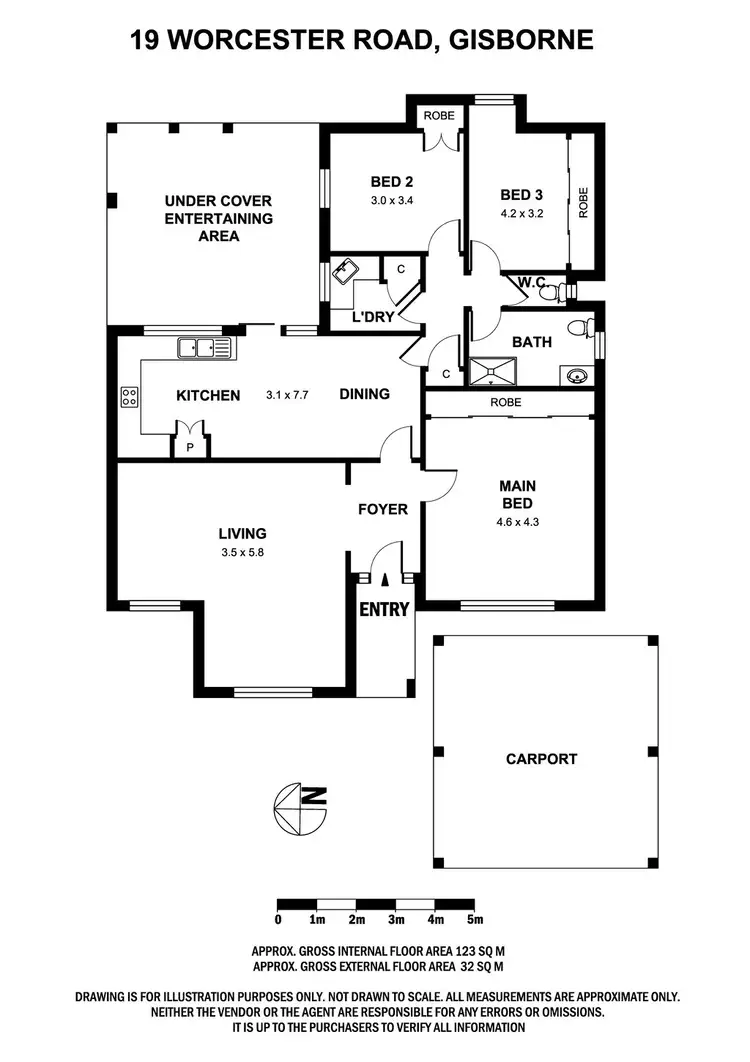 Floorplan of Homely house listing, 19 Worcester Road, Gisborne VIC 3437