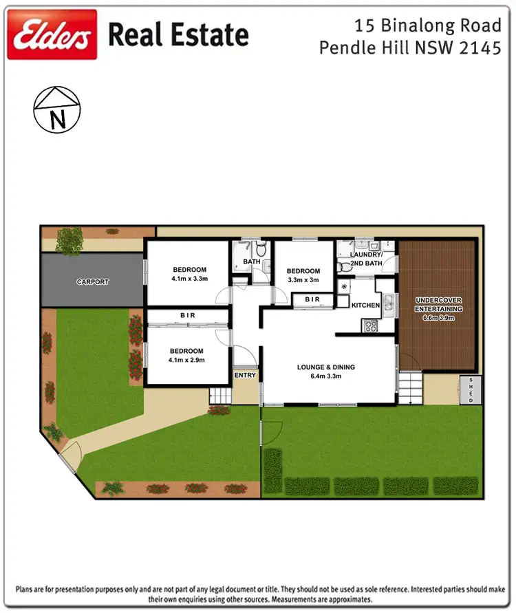 Floorplan of Homely house listing, 15 Binalong Road, Pendle Hill NSW 2145