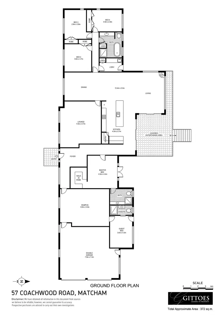 Floorplan of Homely rural property listing, 57 Coachwood Road, Matcham NSW 2250