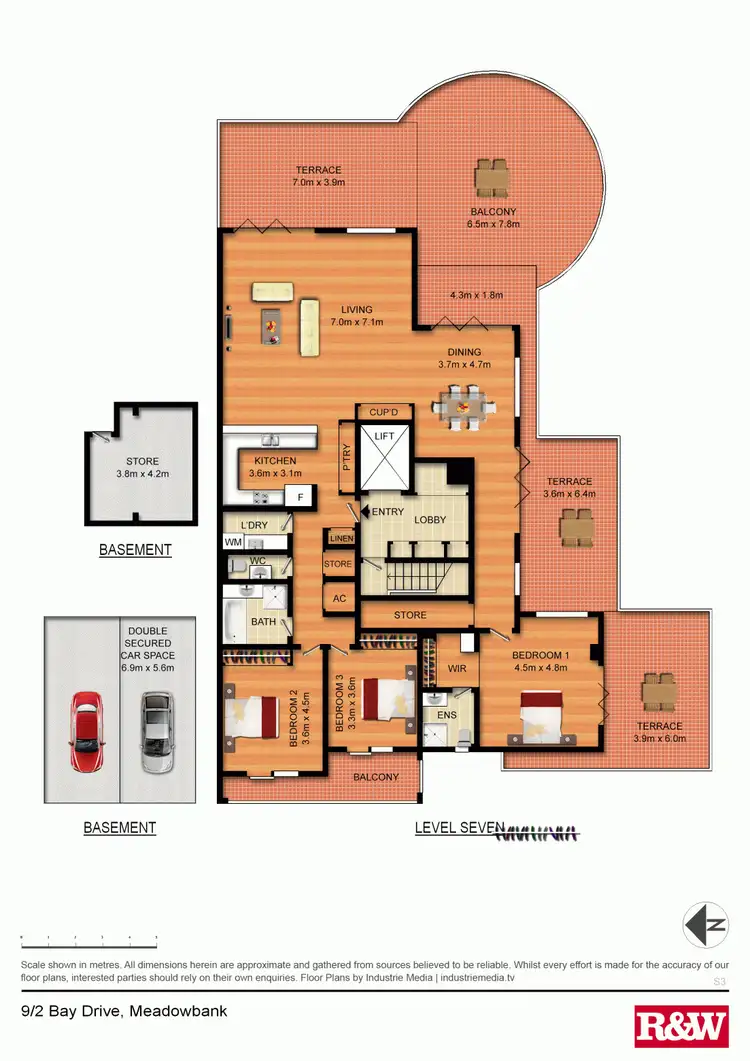 Floorplan of Homely apartment listing, 9/2 Bay Drive, Meadowbank NSW 2114