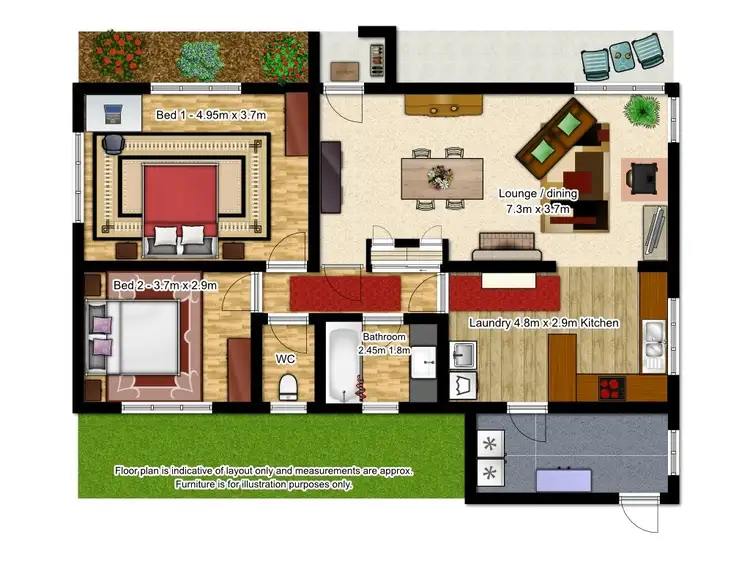 Floorplan of Homely house listing, 9 South Parade, Oatlands TAS 7120