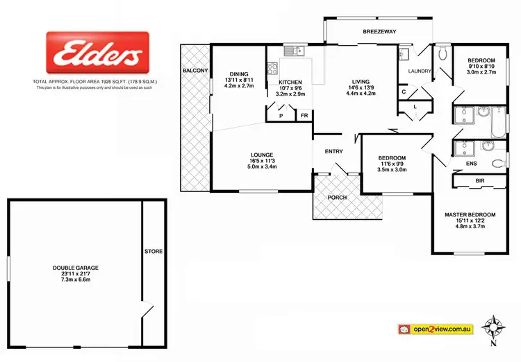 Floorplan of Homely house listing, 1 Parker Avenue, Surf Beach NSW 2536