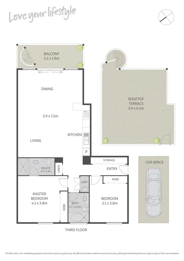 Floorplan of Homely apartment listing, 39/60-82 Princes Highway, St Peters NSW 2044