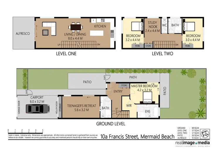 Floorplan of Homely villa listing, 10A Francis Street, Mermaid Beach QLD 4218