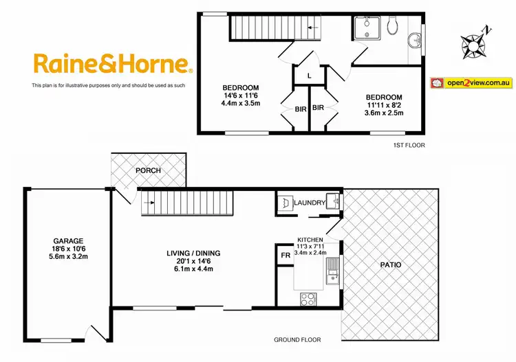Floorplan of Homely townhouse listing, 2/17 Clyde Street, Mollymook NSW 2539