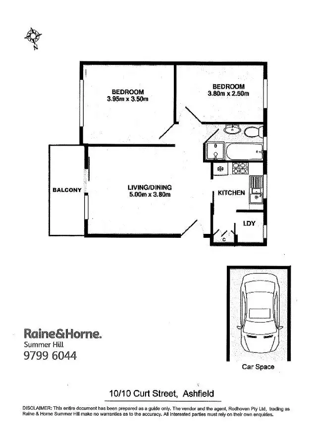 Floorplan of Homely apartment listing, 10/10 Curt Street, Ashfield NSW 2131