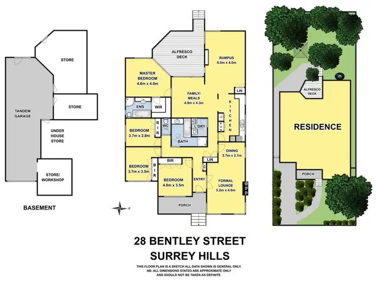 Floorplan of Homely house listing, 28 Bentley Street, Surrey Hills VIC 3127