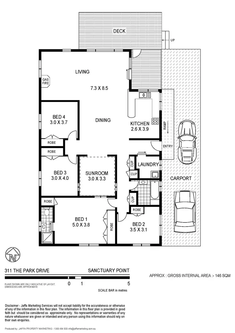 Floorplan of Homely house listing, 311 The Park Drive, Sanctuary Point NSW 2540