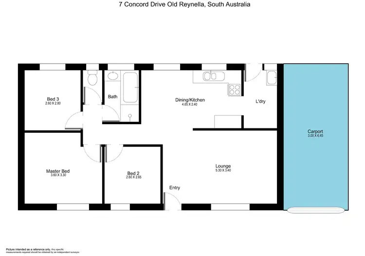 Floorplan of Homely house listing, 7 Concord Drive, Old Reynella SA 5161
