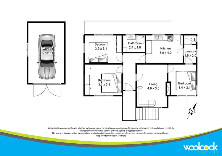 Floorplan of Homely house listing, 34 Walden St, Newstead TAS 7250