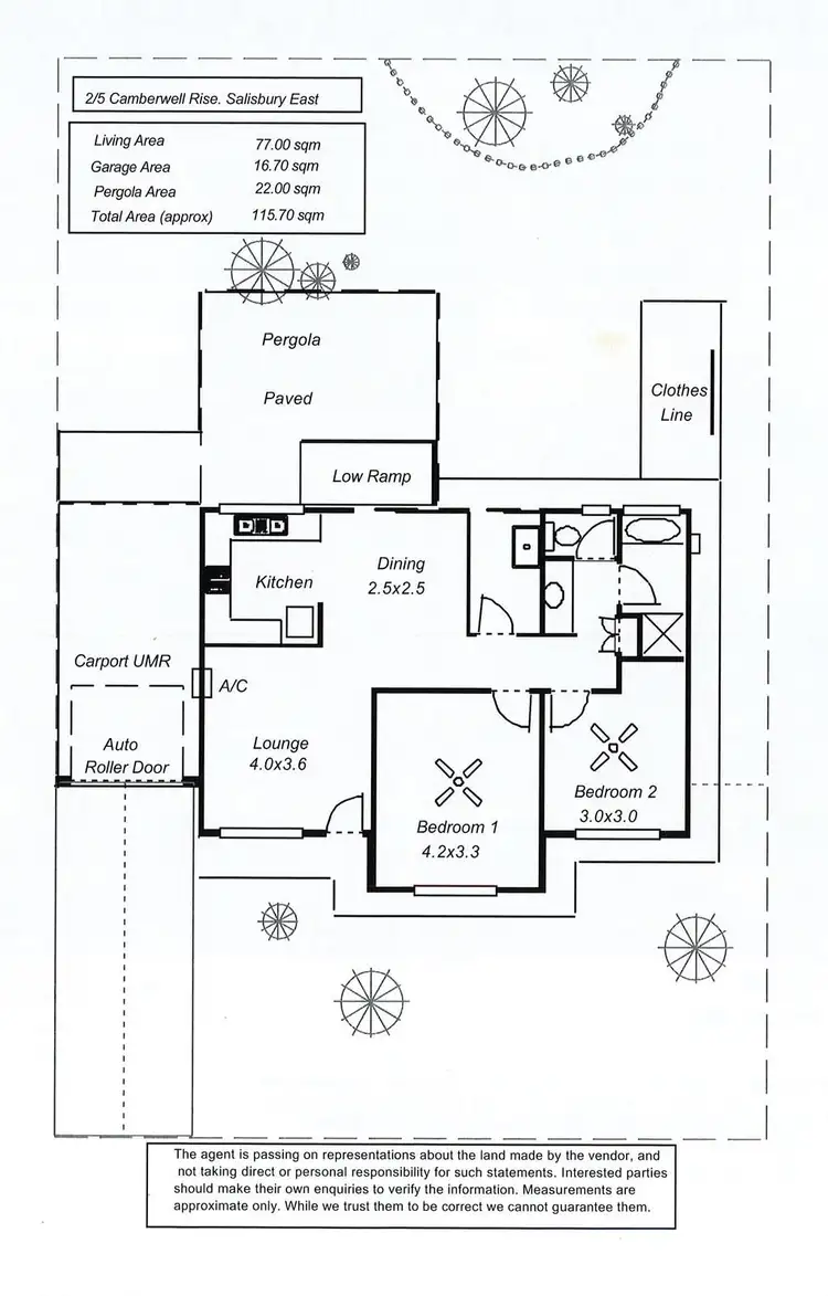 Floorplan of Homely house listing, 2/5 Camberwell Rise, Salisbury East SA 5109