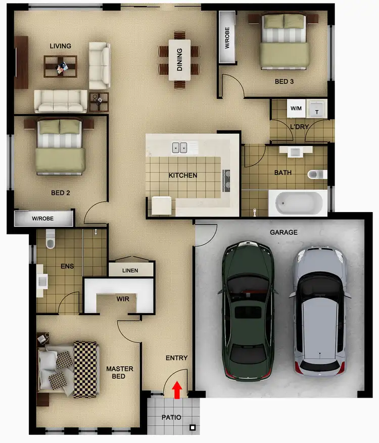 Floorplan of Homely house listing, 33 Dunphy Crescent, Mudgee NSW 2850