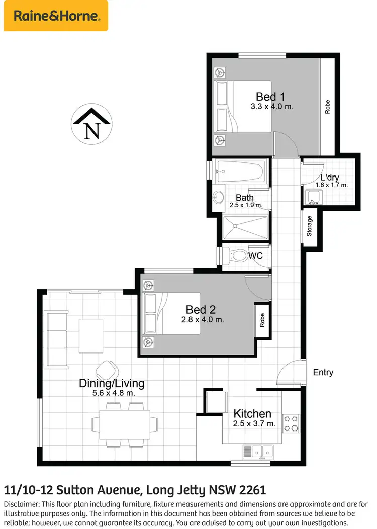 Floorplan of Homely house listing, 11/10-12 Sutton Avenue, Long Jetty NSW 2261
