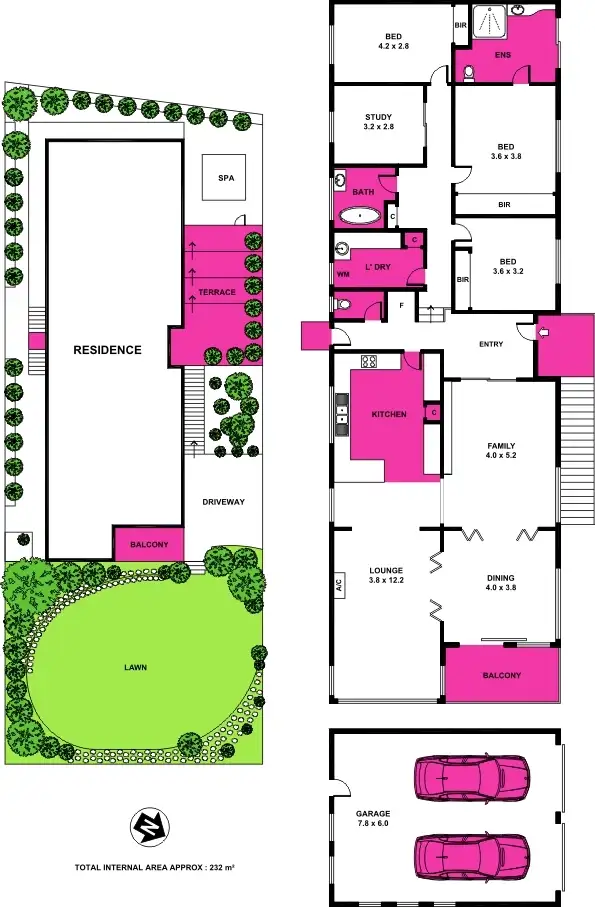 Floorplan of Homely house listing, 44 Belle Vue Avenue, Highton VIC 3216