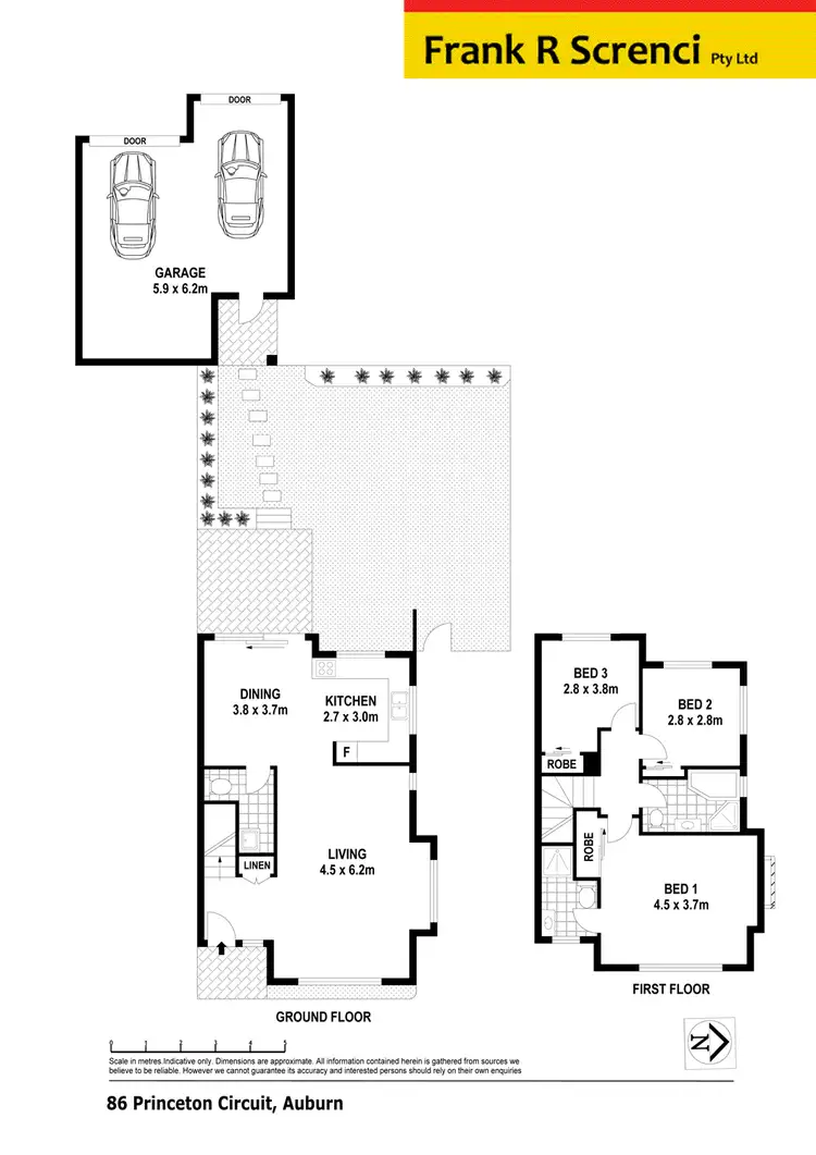 Floorplan of Homely house listing, 86 PRINCETON CIRCUIT, Auburn NSW 2144